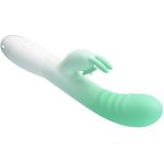 PRETTY LOVE - VIBRATORE CONIGLIO CERBERUS 3O VIBRAZIONI VERDE - immagine 3