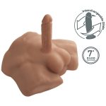 SILEXD - APOLLO S REALISTICO MEZZO TORSO MASCHILE CARAMELLO - immagine 4