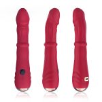 ARMONY - DILDO VIBRATORE STIMOLATORE PUNTO A TERMOREGOLABILE ROSSO - immagine 4