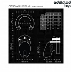 ADDICTED TOYS LOCKED - GABBIA PER PENE OBSIDIAN HOLD TAGLIA M - immagine 4