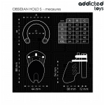 ADDICTED TOYS LOCKED - GABBIA PER PENE OBSIDIAN HOLD TAGLIA S - immagine 5