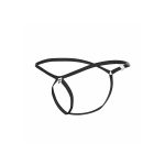 MOB - TANGA NEGRO CON FORMA DE LAGRIMA TALLA S/M - immagine 4