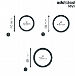 ADDICTED TOYS - SET DI ANELLI IN SILICONE MODELLO 2 - immagine 4