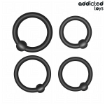 ADDICTED TOYS - SET DI ANELLI IN SILICONE A PRESSIONE - immagine 5