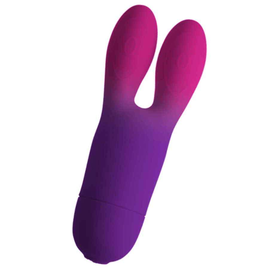 ROCKS-OFF - VIBRATORE FLESSIBILE GLO-GIRL BUNNY VIOLA