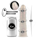 COCK MILLER - DILDO CON VENTOSA, LUCI E VIBRAZIONE CON TELECOMANDO BIANCO 19,5 CM - immagine 3
