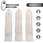 COCK MILLER - DILDO CON VENTOSA, LUCI E VIBRAZIONE CON TELECOMANDO BIANCO 19,5 CM - immagine 4