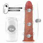 COCK MILLER - DILDO REALISTICO CON VENTOSA E VIBRAZIONE CON TELECOMANDO 21,5 CM - immagine 2