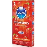 SKINS - PRESERVATIVI PREMIUM ALLA FRAGOLA CONFEZIONE DA 8 - immagine 2