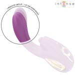 INTENSE - LALI VIBRATORE MULTIFUNZIONE PUNTO G TAPPING  THRUST  VIBRATION VIOLA - immagine 4