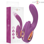 INTENSE - LALI VIBRATORE MULTIFUNZIONE PUNTO G TAPPING  THRUST  VIBRATION VIOLA