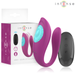 INTENSE - ANNIE VIBRATORE E STIMOLATORE A FORMA DI U TELECOMANDO VIOLA
