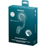SATISFYER - G FOR GODDESS 2 VIBRATORE CONIGLIO VERDE BOTTIGLIA - immagine 5