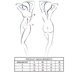 PASSION - RESILQUE REGGISENO + PERIZOMA NERO L/XL - immagine 4