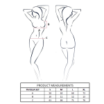 PASSION - TIVOLEA REGGISENO + PERIZOMA NERO L/XL - immagine 4