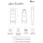 LIVCO CORSETTI FASHION - LIMPID SNOWFLAKES LC 90604 BODY + MEDIAS + DIADEMA NAVIDEÑA S/M - immagine 5