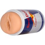 ALIVE - MASTURBATORE MASCHILE VAGINA BAMBOLA ROSSA LATTINA PER BEVANDA ENERGETICA - immagine 2