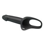 PRETTY LOVE - LANDON NERO VIBRANTE STRAP-ON - immagine 5