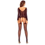 PASSION - BODYSTOCKING IN RETE NERA BS125 - immagine 2