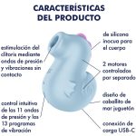 SATISFYER - SEA PONY VIBRADOR  ESTIMULADOR AIR PULSE - immagine 4