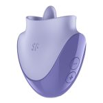 SATISFYER - TONGUE DANCER STIMOLATORE CLITORIDEO CON VIBRAZIONI E PULSAZIONI LILLA