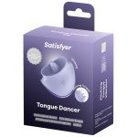 SATISFYER - TONGUE DANCER STIMOLATORE CLITORIDEO CON VIBRAZIONI E PULSAZIONI LILLA - immagine 5