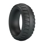 CRAZY BULL - ANELLO PER PENE IN SILICONE TESTURIZZATO MERRITT NERO - immagine 5