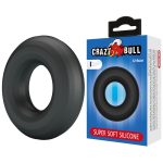 CRAZY BULL - ANELLO PER PENE IN SILICONE SUPER MORBIDO URBAN NERO