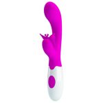 PRETTY LOVE - VIBRATORE A CONIGLIO BUTTERFLY KISS 30 FUNZIONI VIOLA - immagine 4