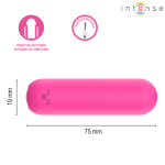 INTENSE - JUDY VIBRATORE RICARICABILE A FORMA DI BULBO CON TELECOMANDO ROSA - immagine 4