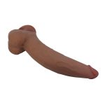 PRETTY LOVE - DILDO FLESSIBILE REALISTICO ULRIC 26 CM Ø 5.5 CM TPE MARRONE - immagine 4
