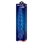MR PLAY - PERLE ANALALI IN SILICONE BLU E PLUG ANAL 26,7 CM - immagine 3