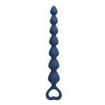 MR PLAY - PERLE ANALALI IN SILICONE BLU E PLUG ANAL 26,7 CM - immagine 2