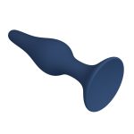 MR PLAY - PLUG ANALE SLIM IN SILICONE BLU L - immagine 5