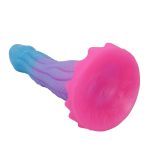 POWER MONSTERS - DILDO VOID PYTHON FANTASY CON VENTOSA 20,5 CM Ø 5,2 CM BLU, VIOLA E ROSA - immagine 5