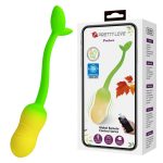 PRETTY LOVE - UOVO VIBRANTE CONTROLLABILE TRAMITE APP PULSEN, 12 FUNZIONI, RICARICABILE TRAMITE USB, VERDE-GIALLO