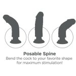 KING COCK - DILDO VIBRATORE 20.32 CM NATURALE - immagine 2