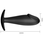 PRETTY LOVE - PLUG ANALE IN SILICONE PER PENE NERO - immagine 5