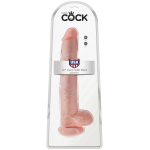 KING COCK - DILDO CON SFERE 35.6 CM CARNE - immagine 2