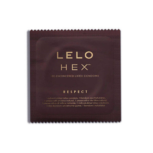 LELO - PRESERVATIVI ESAGONALI RESPECT XL CONFEZIONE DA 3