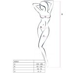 PASSION - WOMAN BS013 BODYSTOCKING BIANCO TAGLIA UNICA - immagine 2