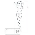 PASSION - WOMAN BS017 BODYSTOCKING NERO TAGLIA UNICA - immagine 2