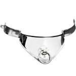 METAL HARD - COLLARE DI CONTENIMENTO RIGIDO IN METALLO CON ANELLO E LUCCHETTO 12,5 CM - immagine 2