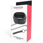 DARKNESS - COLLANA NERA CON CATENA - immagine 5