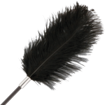 DARKNESS - FRUSTA DI PIUME NERA DELLAMORE 56 CM - immagine 2