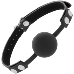 DARKNESS - BAVAGLINO IN SILICONE NERO - immagine 2