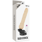BASECOCK - VIBRADOR REALÍSTICO CONTROL REMOTO NATURAL 19.5 CM -O- 4 CM - immagine 4
