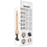 BASECOCK - VIBRADOR REALÍSTICO ARTICULABLE CONTROL REMOTO NATURAL 20 CM -O- 4.5 CM - immagine 5