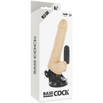 BASECOCK - VIBRADOR REALISTICO CONTROL REMOTO NATURAL 18.5 CM -O- 4CM - immagine 4