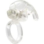 SEVEN CREATIONS - ANELLO VIBRATORE IN SILICONE TRASPARENTE